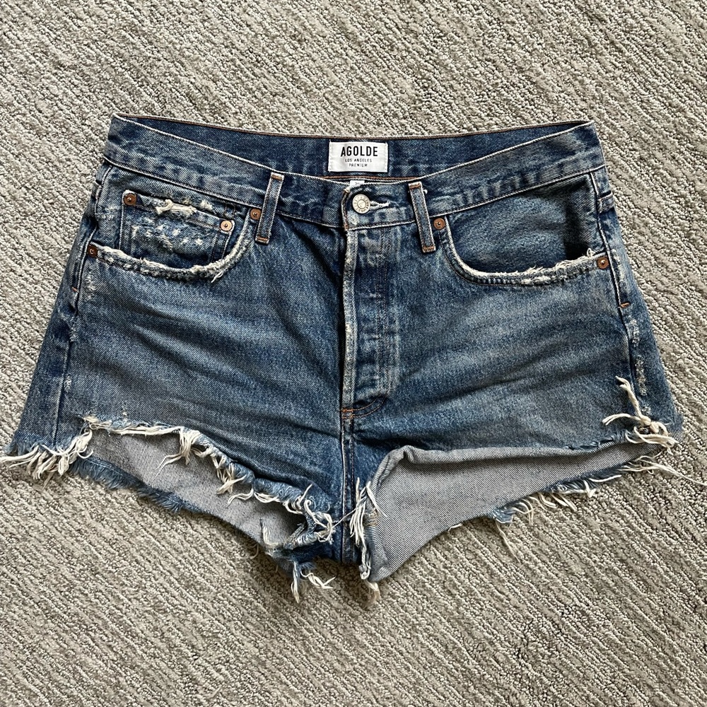 AGOLDE Parker Shorts medium wash